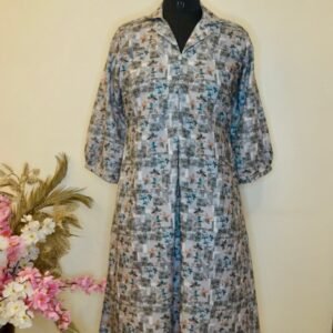 Anvera Sage Bloom A-Line Kurti - Size XL