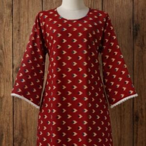 Anvera Midnight Arrow Short Kurti